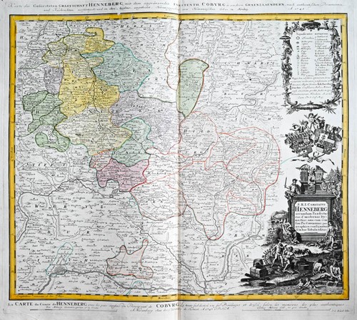 1743 henneberg coburg rhön - 1743,