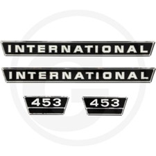 Aufkleber Alugrill Aufklebersatz Emblem für McCormick IHC 453