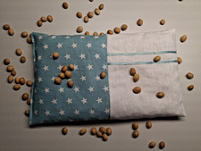 Kirschkernkissen Wärmekissen Körnerkissen Geschenk Rheuma Schulter Gelenke blau