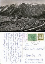 Bad Reichenhall Panorama-Ansicht, Predigtstuhlbahn / Seilbahn 1963