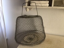 Alte Fischreuse Drahtkorb Shabby Frankreich Brocante Garten Deko Landhaus