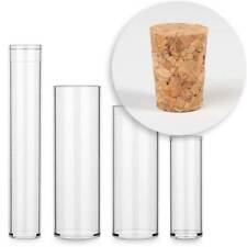 100x Kunststoff-Röhrchen mit