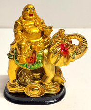 Goldener Glücks-Buddha auf