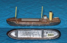 FRACHTDAMPFER (Formhohlguß), Wiking, Metall, 1:666