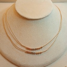 zarte 585 Goldkette Rosegold