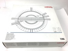 Märklin H0 7286 elektrische Drehscheibe für K-Gleis mit Steuerung u. 12 Abgängen