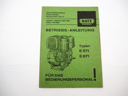 Original hatz 571 671 - hatz,