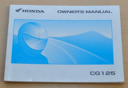 Honda 125 fahrerhandbuch - cg,