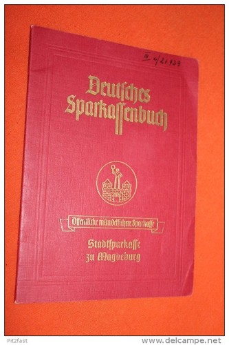 Altes sparbuch magdeburg - sparbuch,