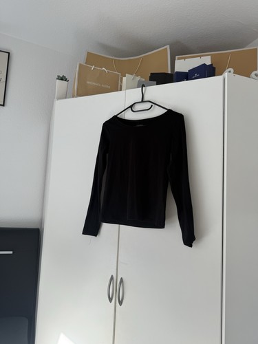 Schwarzes langarmshirt von - langarmshirt,