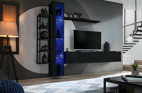 Anbauwand wohnwand schrankwand - anbauwand,