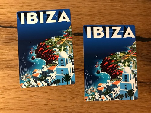 Ibiza reise aufkleber work - ibiza,
