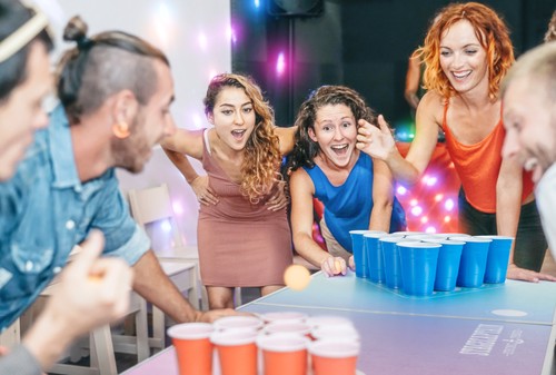 Beer pong tisch - pong, bier