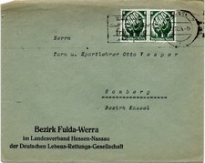 DR - Brief der DLRG Hessen-Nassau - Kassel - Homberg #C468