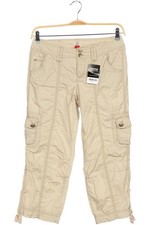 Esprit Stoffhose Damen Hose Pants Chino Gr. EU 36 Baumwolle Beige #igy8897