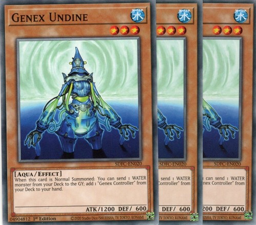 Yugioh genex undine - yugioh, 3x