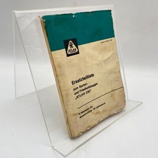 Atlas Garten- und Friedhofsbagger Atlas 230 Ersatzteilliste Reparatur 1966