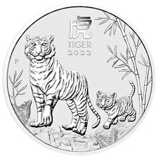 LUNAR III TIGER 5 OZ SILBER