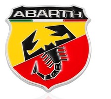 Fiat abarth aufkleber - abarth, badge