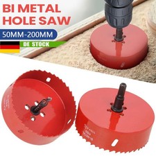 85/105/130/150/160mm Bohrkrone Lochsäge M42 Bi-Metall Dosenbohrer HSS für Holz