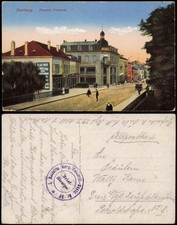 Saarburg Lothringen Sarrebourg Vorstadt. Straße Möbelgeschäft 1917 gel Feldpost