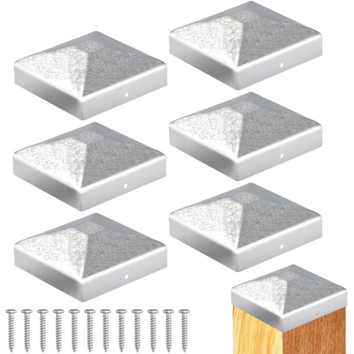 Pfostenkappe 7x7cm stahl - pfostenkappe,