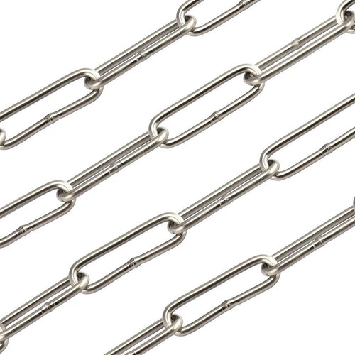 Kette edelstahl 5mm 2mm - edelstahl, 3mm