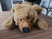 Steiff Teddybär Pummy großer Braunbär aus Webpelz sehr weich 60 cm lang liegend