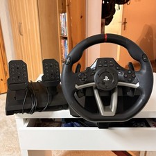 Hori RWA RACING Wheel Apex Lenkrad Mit Pedalen, für PlayStation 3&4, wie neu!