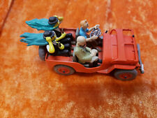 Atlas: (Tim & Struppi) Jeep rot + Figuren