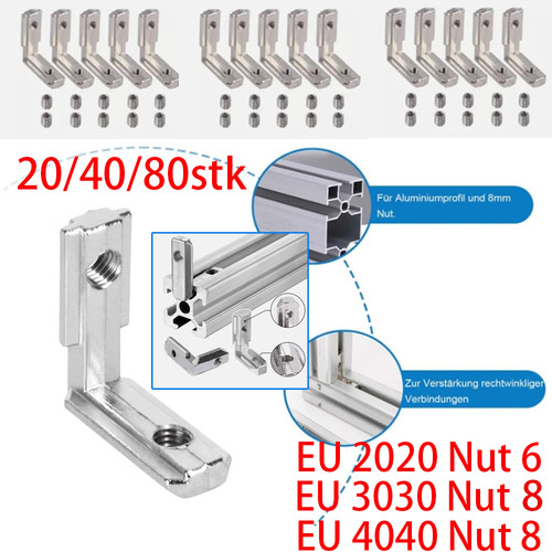 80stk innenwinkel - 20/40/80stk,