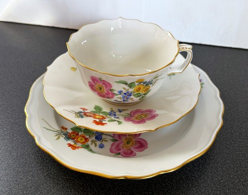 Meissen 3tlg gedeck - meissen,