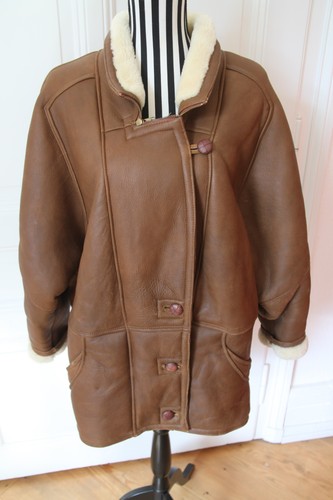 Lammfell lederjacke 38 - lederjacke, gr.38