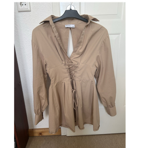 Korsettkleid bershka beige - korsettkleid,