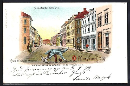 Lithographie offenbach main - lithographie, /