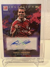 Lukas Podolski legacy auto 20/49 Inception bundesliga 24/25 Bayern München