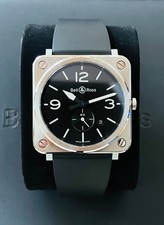 Bell & Ross BR S - Stahl Quarz 39mm mit Original-Box und Papieren