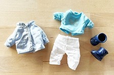 Kleidung mit Stiefel für Baby  Born Boy Junge 14 cm Mini world - TOP