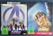 2 X   STEELBOOK  -  SAMMLUNGSAUFLÖSUNG - AVENGERS - 4 K - 3 D