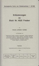 Geologische Karte von Niedersachsen Bl. 4025. Freden (Leine). 1 Band (Erläuterun