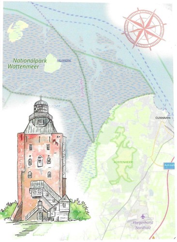 Postkarte des leuchtturms - postkarte,