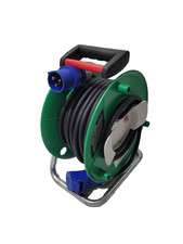 Kabeltrommel Starkstrom 25m Verlängerungskabel CEE H07RN-F 3G2 Jäger Direkt