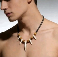 1x Haizahn Kette Surfer Shark