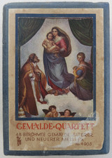 altes Quartettspiel "Gemälde-Quartett" Scholz Verlag (komplett)