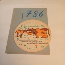 1 Stück Alter Bierdeckel