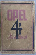Handbuch Opel 4 PS "Laubfrosch" Juni 1928 Betriebsanleitung  Bedienungsanleitung