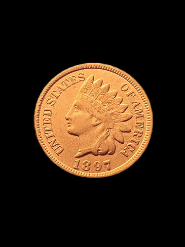 Usa one cent 1897 indian - , 1