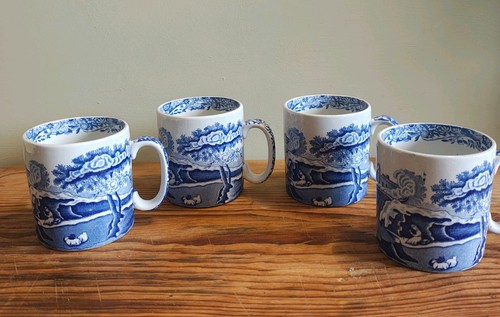 Spode blue italienische tassen - italienische,