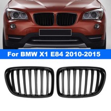 2x L+R Grill Schwarz Glanz