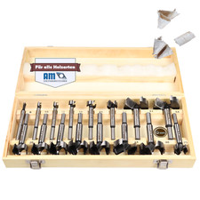 Forstnerbohrer Set Holzbohrer Satz Astlochbohrer Scharnierlochbohrer Ø 6-54 mm